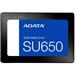 حافظه SSD اینترنال ای دیتا مدل SU650 با ظرفیت256گیگابایت
